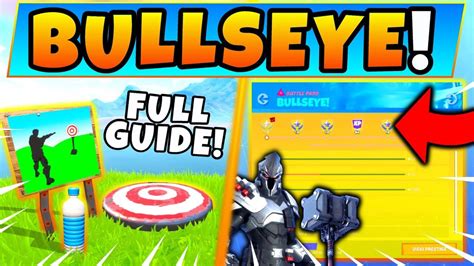 Fortnite Bullseye Challenges Guide Firing Range Target Skydiving