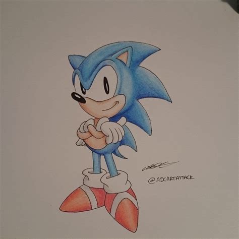 Sonic The Hedgehog Drawing At Getdrawings Free Download