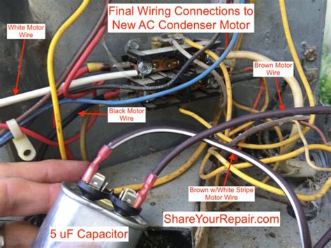 Are powered by an alternating current, which is advantageous for many 4 wire motor wiring diagram. How to Replace an AC Condenser Fan Motor · Share Your Repair