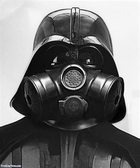 Darth Vader Wearing A Gas Mask Pictures Freaking News Gas Mask