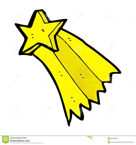 Don't forget to link to this page for attribution! Cartoon shooting star stock illustration. Illustration of shooting - 38072385