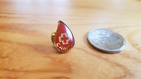 Canadian Red Cross Blood Donor Pins 5 Different Pins To Etsy