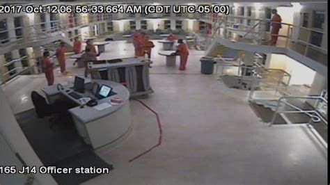 Surveillance Video Witness Suggest Tulsa Officer Struck Inmate