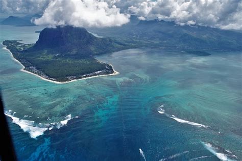 The Worlds Only Underwater Waterfall Off Le Morne South West Mauritius