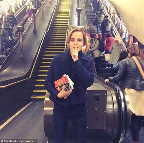 Emma Watson Secretly Leaves Her Favourite Book In London Tube Stations Daily Mail Online