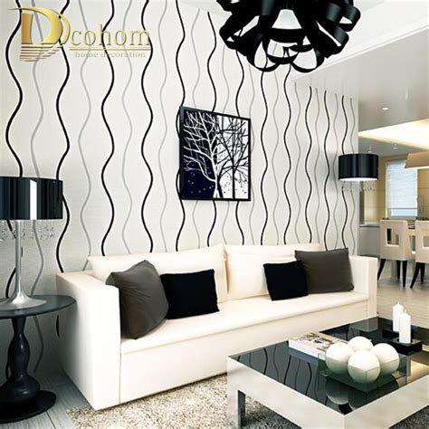 Simple Modern 3d Stereoscopic Wall Paper Bedroom Living
