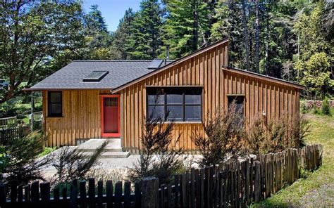 840 Sq Ft Modern And Rustic Small Cabin In The Redwoods