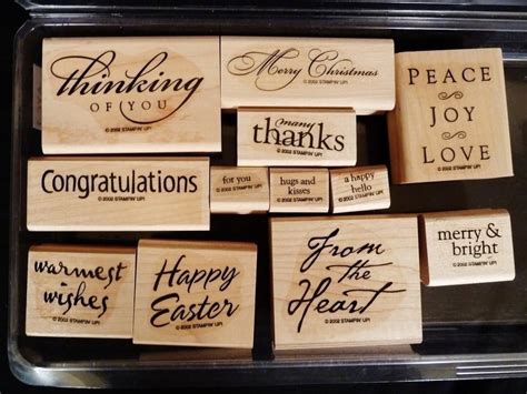 Amazon Com Stampin Up ALL YEAR CHEER Set Of Decorative Rubber Stamps Retired Arts