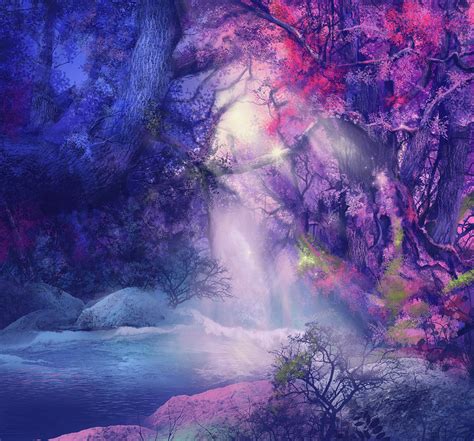 Fantasy Forest 5 Digital Art By Bekim M Pixels