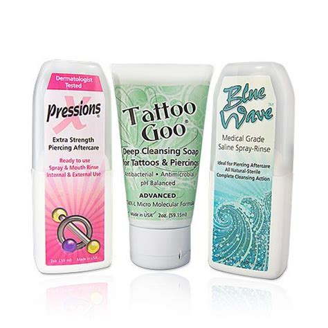 Tattoo Goo Complete Piercing Aftercare Kit Piercing Aftercare