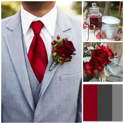 37 Sparkling Ideas For Red Themed Wedding