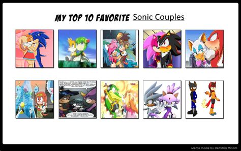 My Top 10 Sonic Couples By Soneamlover On Deviantart