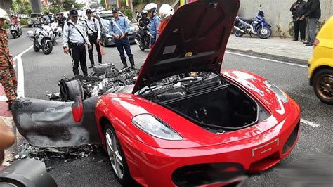 Latest Car Accident Of Ferrari F430 Road Crash Compilation Auto