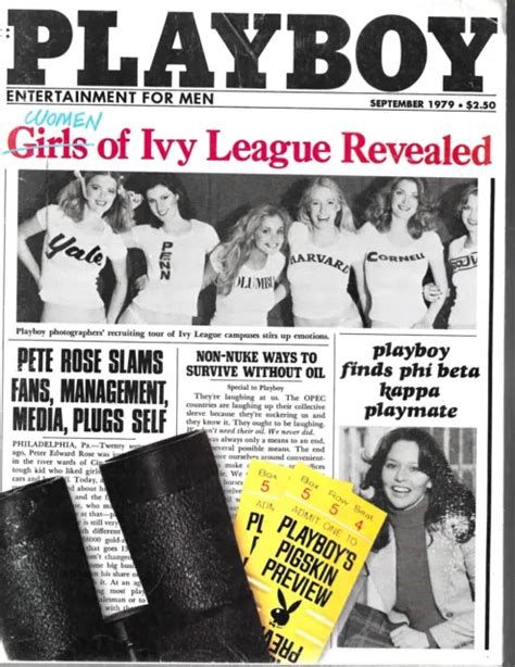PLAYBOY MAGAZINE SEPTEMBER 1979 Women Of Ivy League Vicki McCarty Party