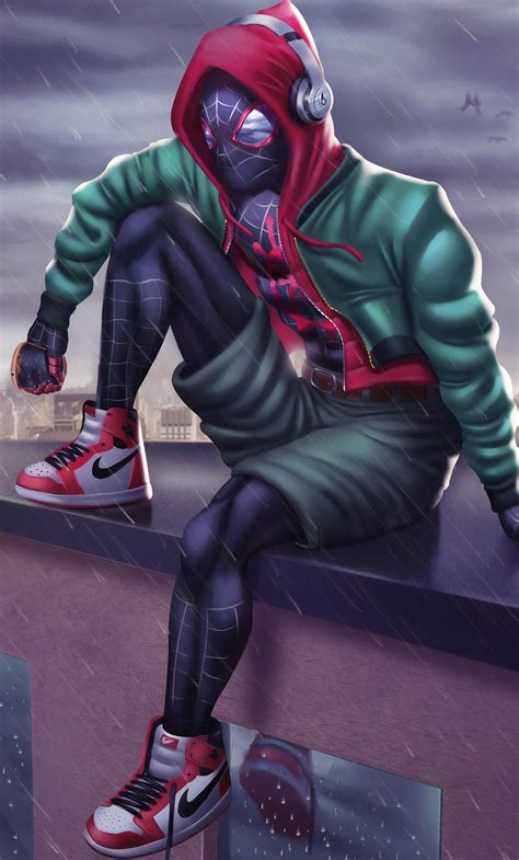 1280x2120 Miles Morales New 4k Art Iphone 6 Hd 4k Wallpapers Images