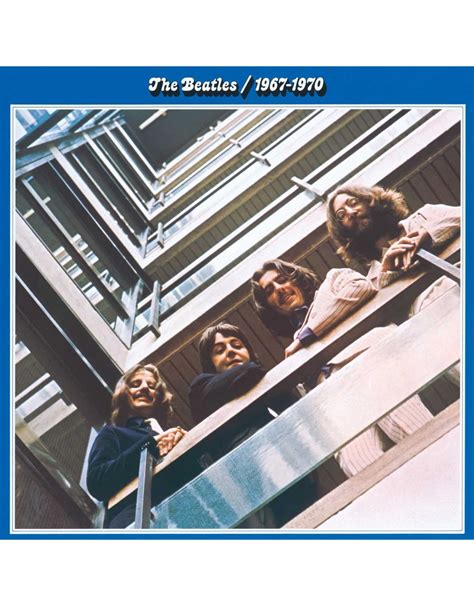 Beatles 1967 1970 Blue Album Vinyl Pop Music