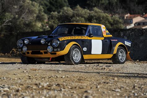 Ex Works 1975 Fiat Abarth 124 Rallye Group 4 Spider