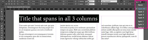 50 Best Ideas For Coloring Indesign Change Columns