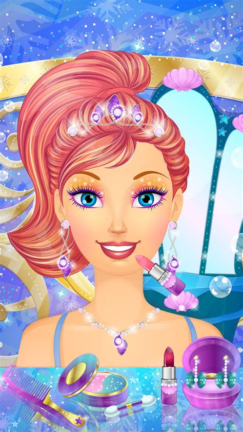 Ice Princess Mermaid Salon Spa Make Up And Dressup Full