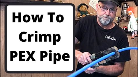 How To Use Pex Crimping Tool Youtube
