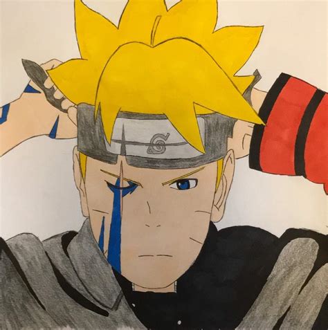 Naruto And Boruto Drawing Zona Naruto
