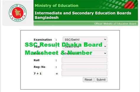 Dhaka Board Ssc Marksheet 2023 Layarkaca21 Lk21