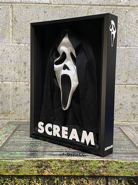 Scream Movie Ghostface Mask Horror Prop Replica Display Etsy Uk