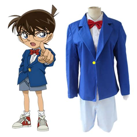 Anime Detective Conancase Closed Edogawa Konan Cosplay Costume Shirt