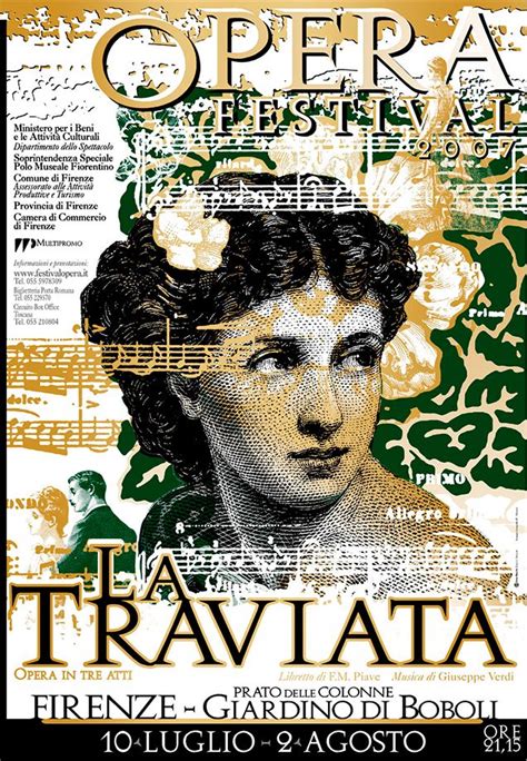 Emo Risaliti Lyric Opera Poster La Traviata Lyric Opera Ballet