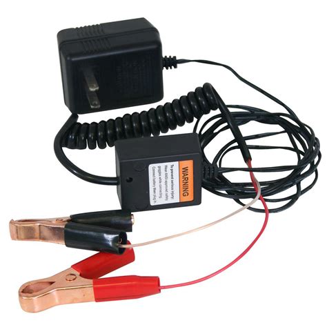 It then automatically stops when the battery is full. Buffalo Tools 12-Volt Automatic Battery Trickle Charger ...