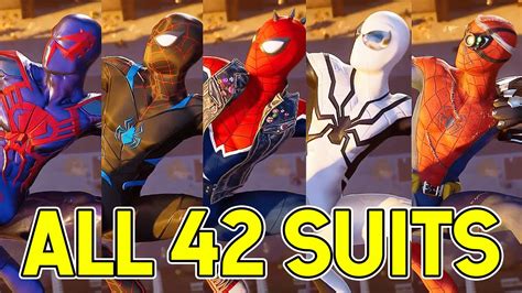 All 42 Spider Man Suits And Costumes Every Suit New Far From Home And
