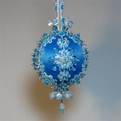 Beaded Christmas Ornament Kit Snow Queen Etsy