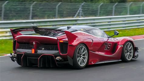 6x Ferrari Fxx K Evo On The Nürburgring V12 Pure Sound Accelerations