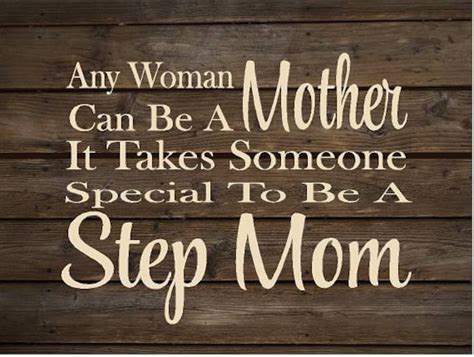 Anyone Mother Special To Be A Step Mom Wood Sign Canvas Wall
