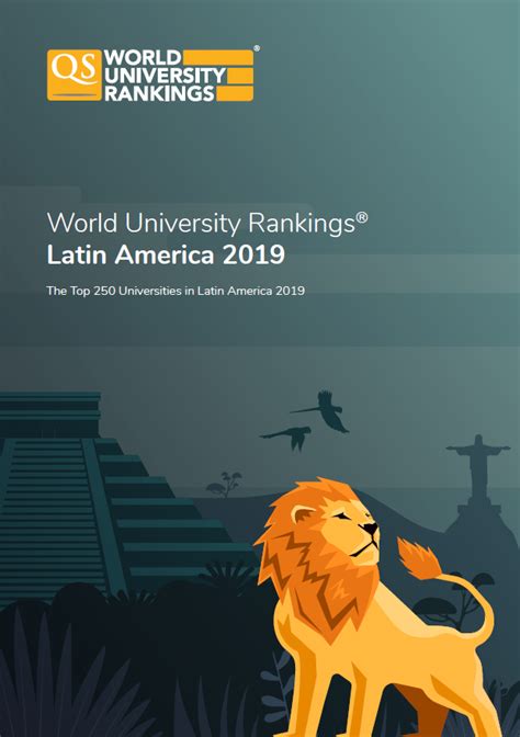 On the 6th of june, we released the annual world university rankings for 2019. 2019 QS World University Rankings: Latin America ...