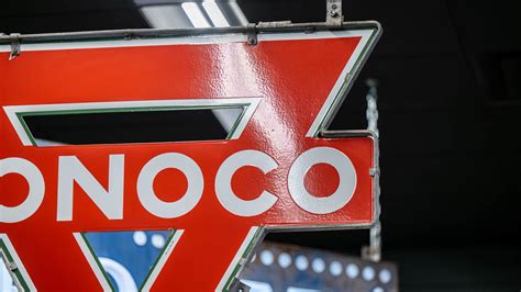 Conoco Double-Sided Porcelain Hanging Sign at The World’s Largest Road