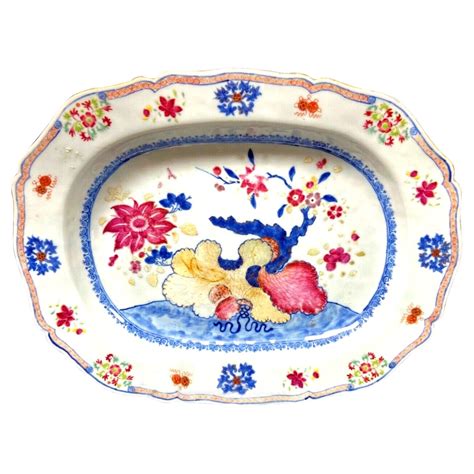 Chinese Export Porcelain Famille Rose Tea Plates For Sale At 1stdibs
