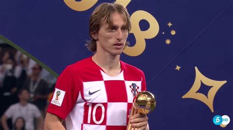 Luka Modric Wins 2018 World Cup Golden Ball Goalball