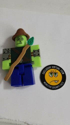 Roblox Celebrity Series 9 Monster Grumpy Face Virtual Code And Toy Ebay