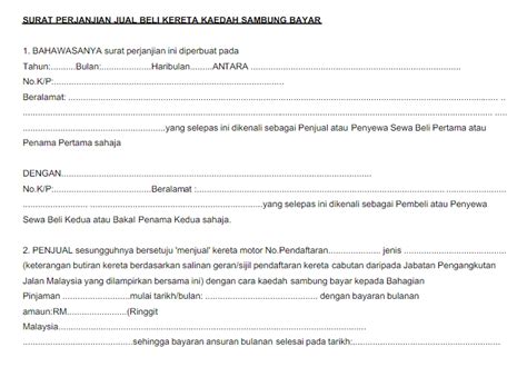 Merujuk kepada jadual tersebut, secara mudah untuk difahami kadarannya adalah seperti berikut; Contoh Surat Perjanjian Sambung Bayar Kereta Masih Ada ...