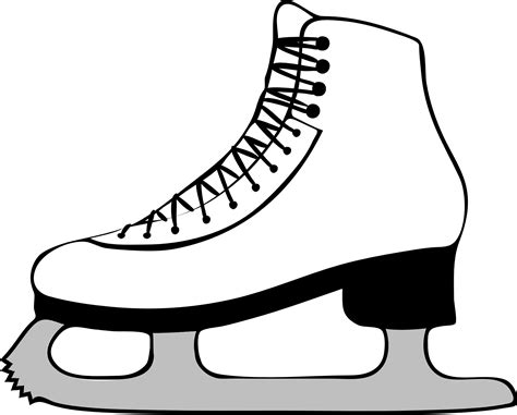 White Ice Hockey Skates Free Image Ice Skate Clipart Png Download