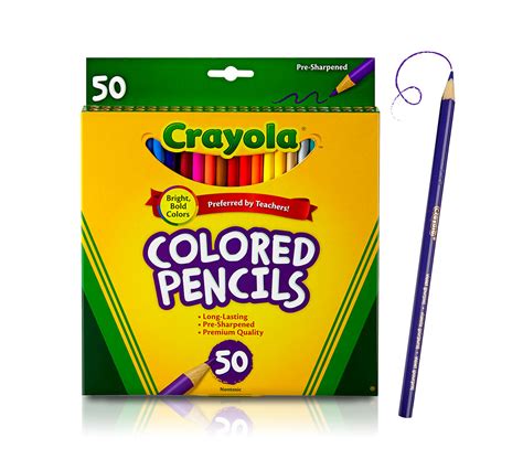 Colored Pencils 50ct Coloring Set Crayola