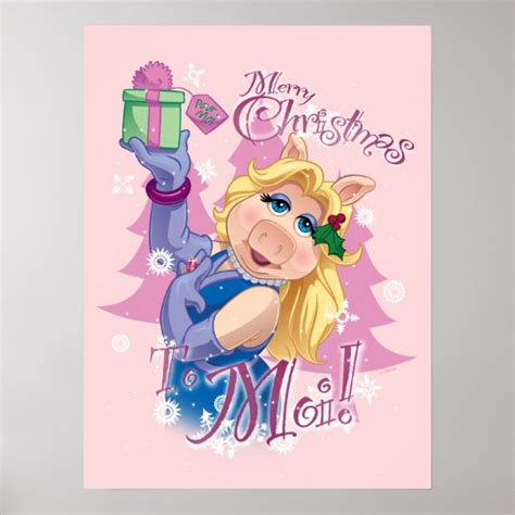 Miss Piggy Merry Christmas To Moi Poster