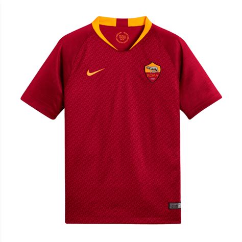 Nike As Roma Home Junior Short Sleeve Jersey 20182019 Nike From
