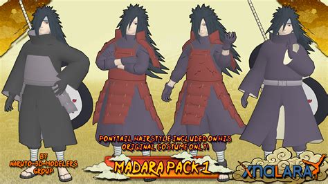 Naruto Madara Uchiha Pack 1 For Xps By Mvegeta On Deviantart