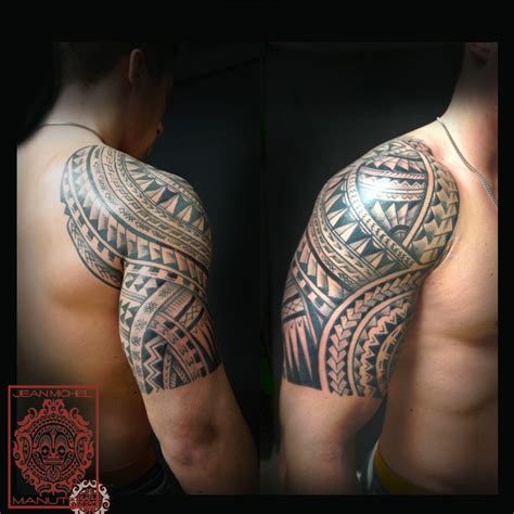 Tatouage Polynesien Polynesian Tattoo Maori Shoulder