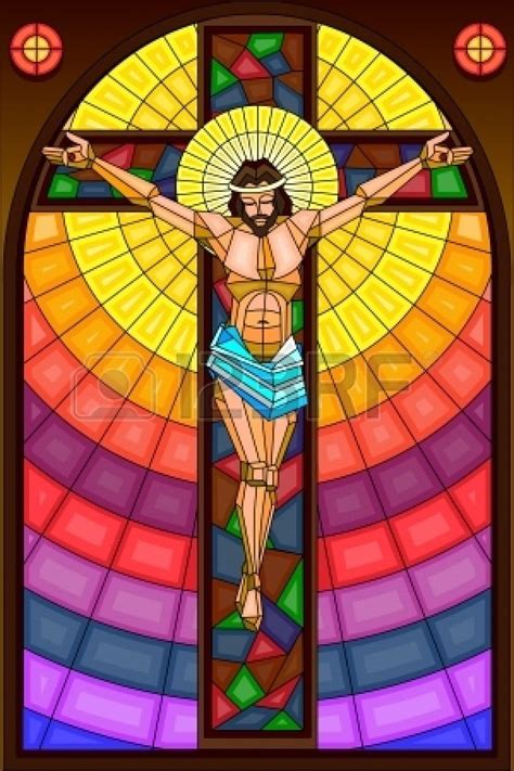 Jesus Glass Painting