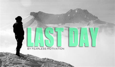 Last Day Motivational Youtube Template Thumbnail Fearless Motivation