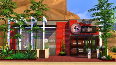 The Sims 4 Restaurant Sushi Public Lots Public Lots The Sims