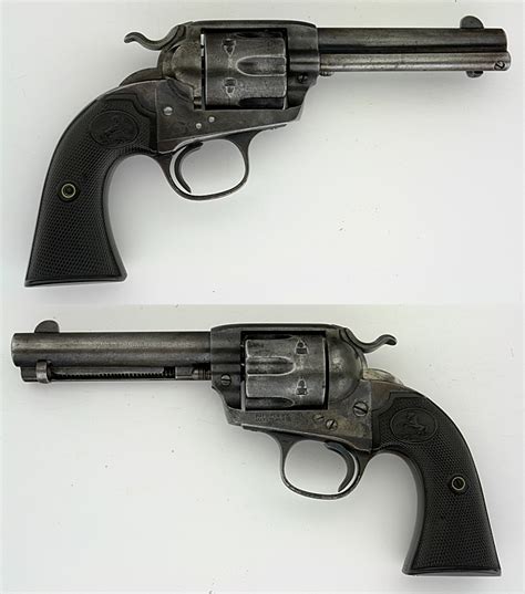 Colt Bisley Model Saa Single Action Army Revolver 3840 Mfg 1910 Candr Ok